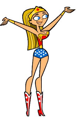 lindsay from total drama island|total drama lindsay wonder woman.